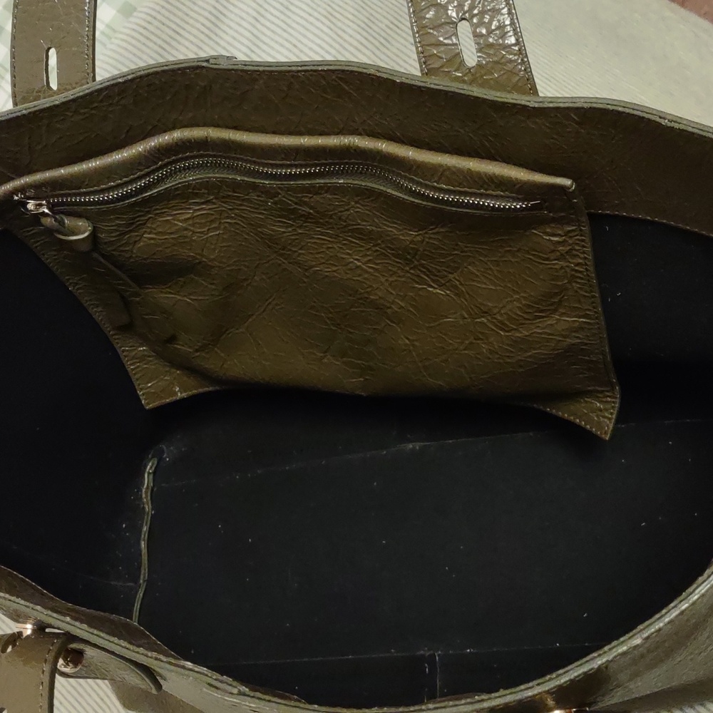 Frame Les Second Olive Green Tote Bag - Picture 6 of 11